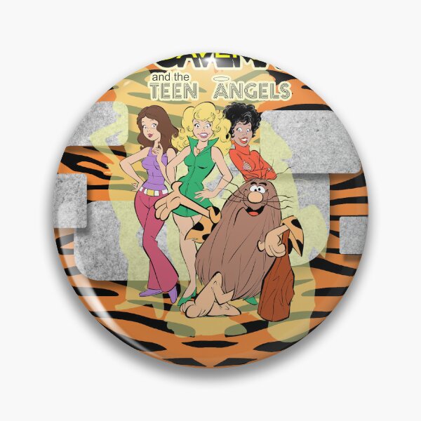 Item preview, CAPTAIN CAVEMAN TEENAGE ANGELS - STONE AGE CARTOON designed and sold by CuPensky.