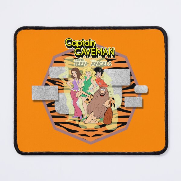 Item preview, CAPTAIN CAVEMAN TEENAGE ANGELS - STONE AGE CARTOON designed and sold by CuPensky.