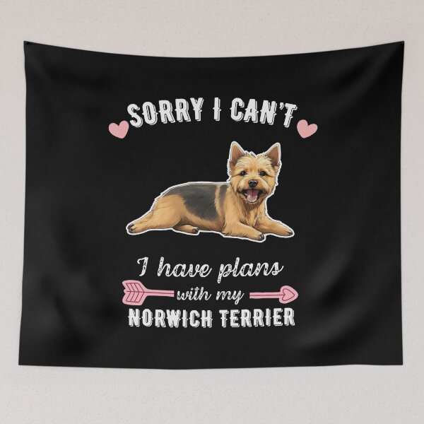 Item preview, Sorry I Can't, I Have Plans With My Norwich Terrier – Fearless and Adorable Dog Design designed and sold by GoodyPaws.