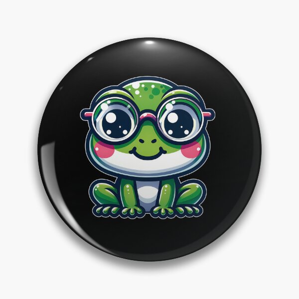 Item preview, Cute Frog With Glasses designed and sold by Lisetta Collection.