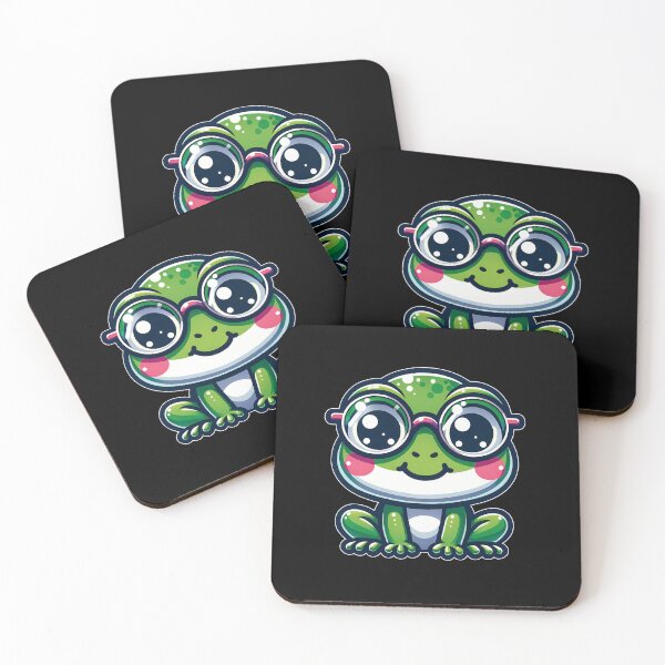 Item preview, Cute Frog With Glasses designed and sold by Lisetta Collection.