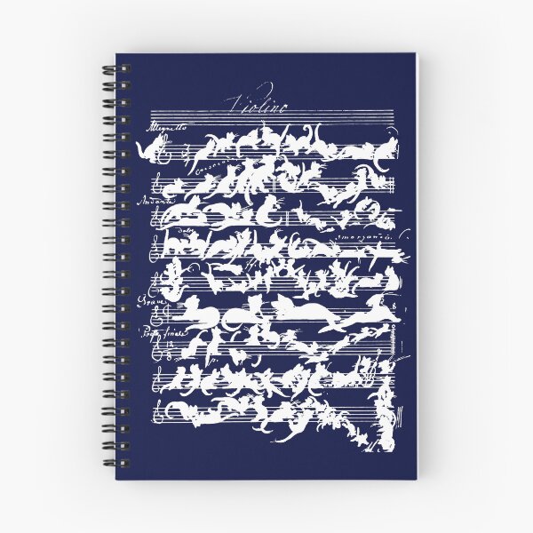 Item preview, The Cat's Symphony in White designed and sold by Pixelchicken.