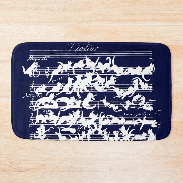 Item preview, The Cat's Symphony in White designed and sold by Pixelchicken.