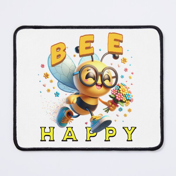 Item preview, Bee Happy – Cheerful Cute Bee Design | Positivity & Joyful Vibes Art designed and sold by MTeesGA.
