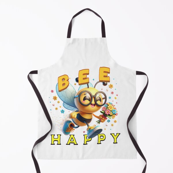 Item preview, Bee Happy – Cheerful Cute Bee Design | Positivity & Joyful Vibes Art designed and sold by MTeesGA.