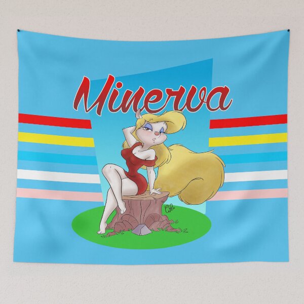 Item preview, MINERVA LOVE HEART - FURRY BLONDE GIRL - RETRO VINTAGE CARTOON 90S - D2 designed and sold by CuPensky.