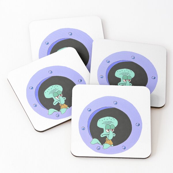 Item preview, "When FOMO Hits Different"Squidward Window designed and sold by Puddle-Paws.