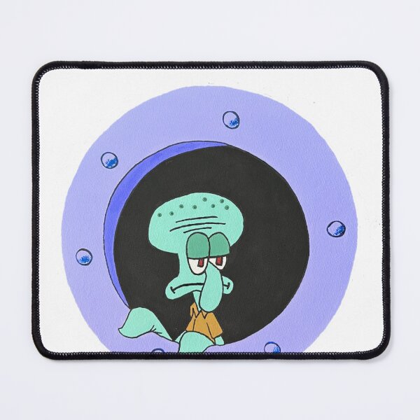 Item preview, "When FOMO Hits Different"Squidward Window designed and sold by Puddle-Paws.