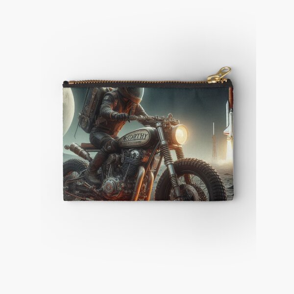 Item preview, Science Fiction Scrambler motorcycle on moon designed and sold by Outlandishrob.