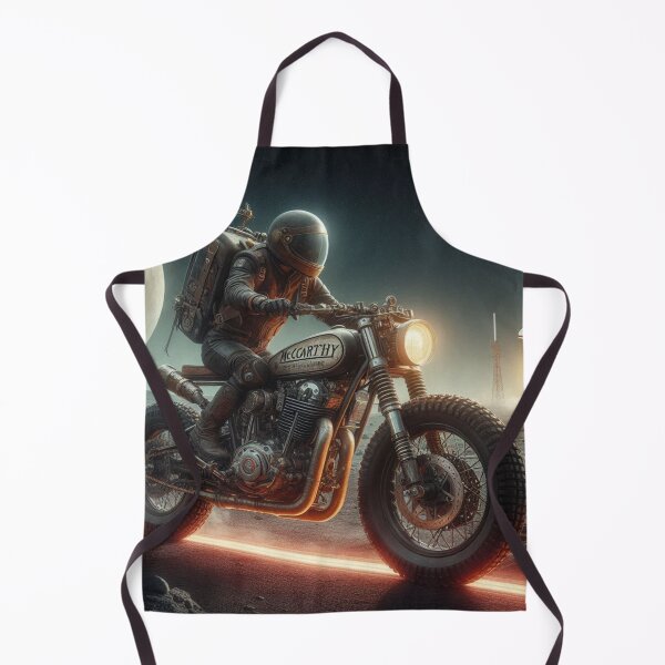 Item preview, Science Fiction Scrambler motorcycle on moon designed and sold by Outlandishrob.