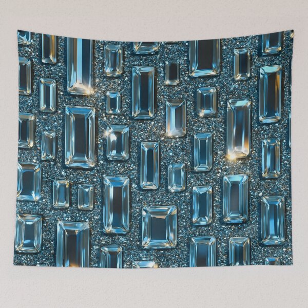 Item preview, Crystal Mirror Luxe Pattern designed and sold by Kaleidoscope Print.