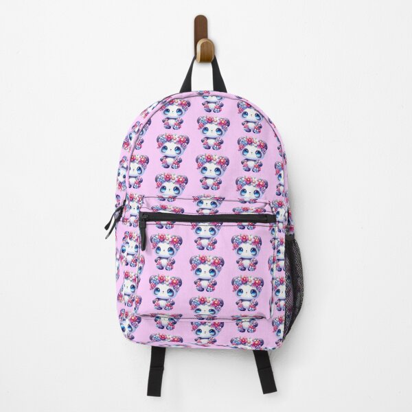 Vista previa del artículo con la obra «Panda de flores 4», diseñado y vendido por PANDALOVEART.