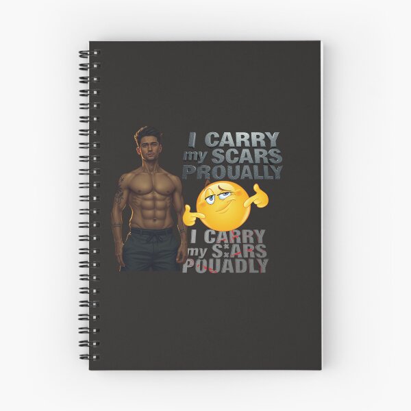 Item preview, BOLD WARRIOR TEE – ‘I CARRY MY SCARS PROUDLY Statement Shirt | Strength & Survival Inspired Fashion 2 designed and sold by Mikel-empire.