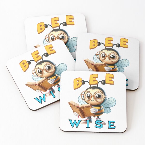 Item preview, Bee Wise – Thoughtful Cute Bee Design | Wisdom & Positivity Art designed and sold by MTeesGA.