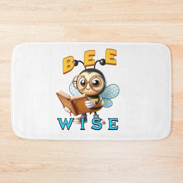 Item preview, Bee Wise – Thoughtful Cute Bee Design | Wisdom & Positivity Art designed and sold by MTeesGA.