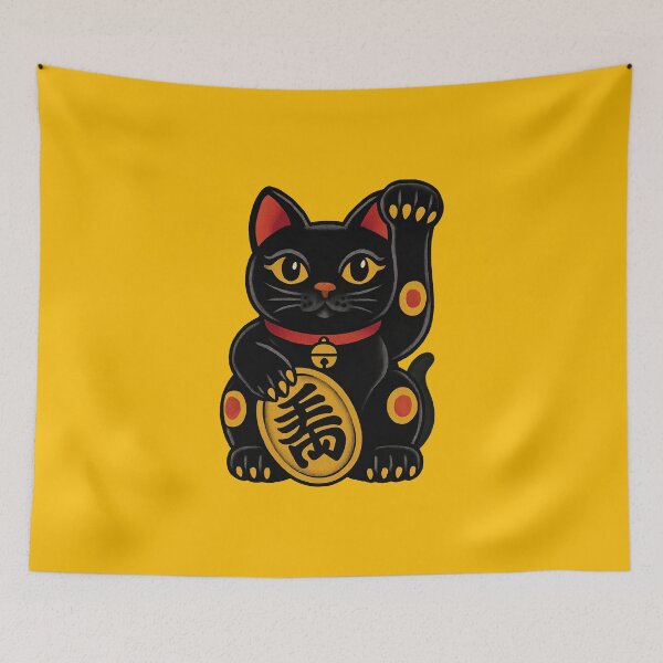 Item preview, Midnight Luck – Maneki Neko Original #2 designed and sold by TravisCats.