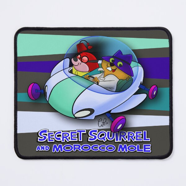 Item preview, SQUIRREL AND MOLE SECRET AGENTS - RETRO VINTAGE CARTOON - FANART - D1 designed and sold by CuPensky.