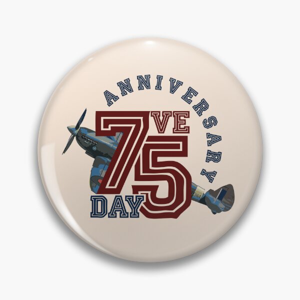 Item preview, VE DAY 75th Anniversary Celebration 2020 WWII V-E Day Spitfire designed and sold by StaceyChito.