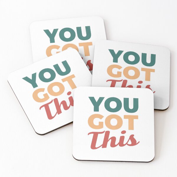 Item preview, You Got This - Motivational Bold Typography Design for Positivity and Strength designed and sold by Pixel  Playground.