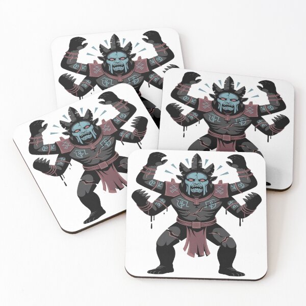 Item preview, Awakened Idol: Obsidian Arms & Glowing Glyphs designed and sold by mittie101.