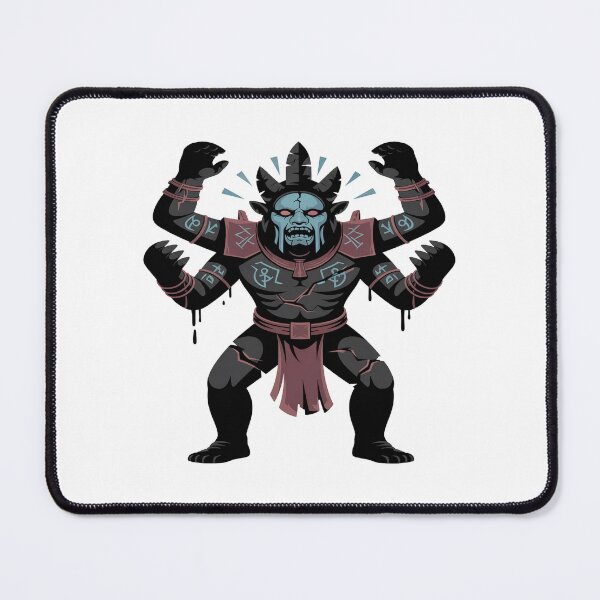 Item preview, Awakened Idol: Obsidian Arms & Glowing Glyphs designed and sold by mittie101.