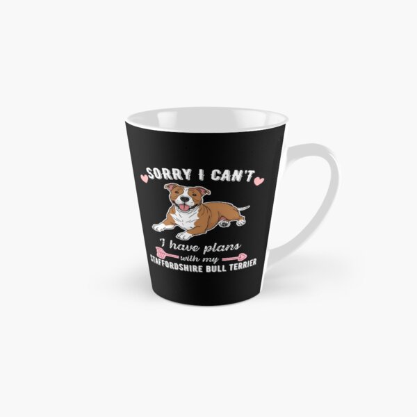 Artikel-Vorschau von Tut mir leid, ich kann nicht, ich habe Pläne mit meinem Staffordshire Bull Terrier – starkes und liebevolles Hundedesign, designt und verkauft von GoodyPaws.
