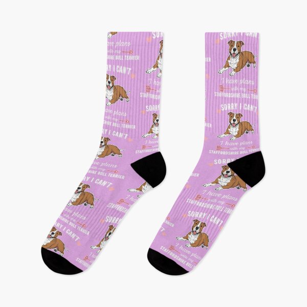 Item preview, Sorry I Can't, I Have Plans With My Staffordshire Bull Terrier – Strong and Loving Dog Design designed and sold by GoodyPaws.