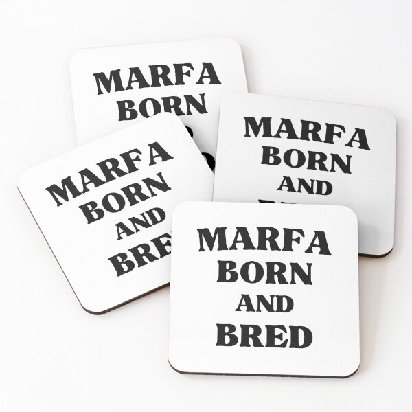 Item preview, Marfa Born and Bred Funny Hometown Pride designed and sold by Guess4best.