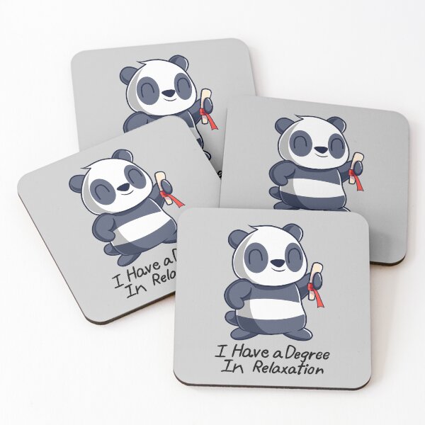 Item preview, Panda Has a Degree in Relaxation designed and sold by RedPandaTee.