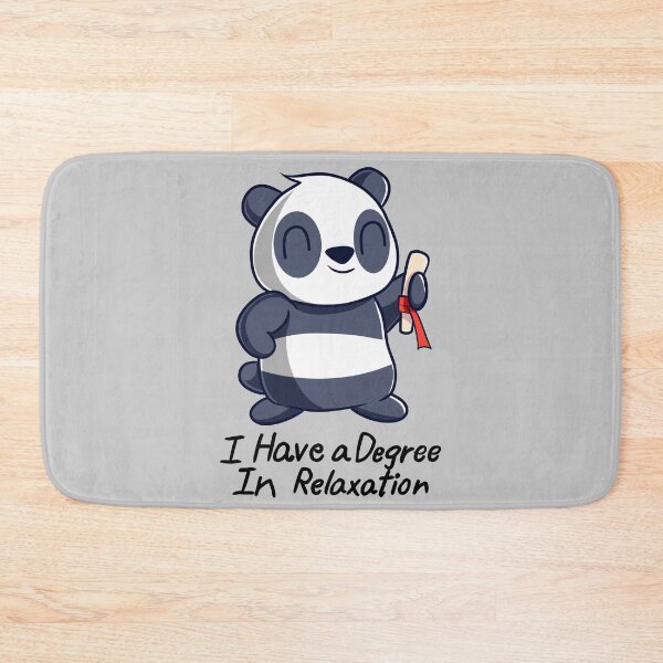 Item preview, Panda Has a Degree in Relaxation designed and sold by RedPandaTee.