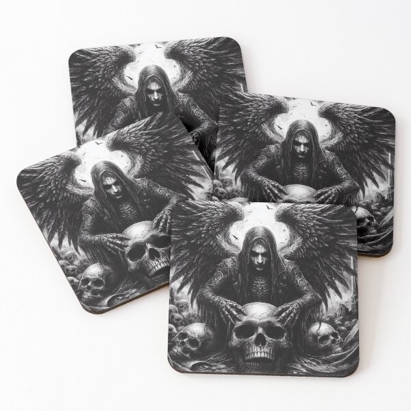 Item preview, Dark Goth Angel Art designed and sold by TheDarkWardrobe.