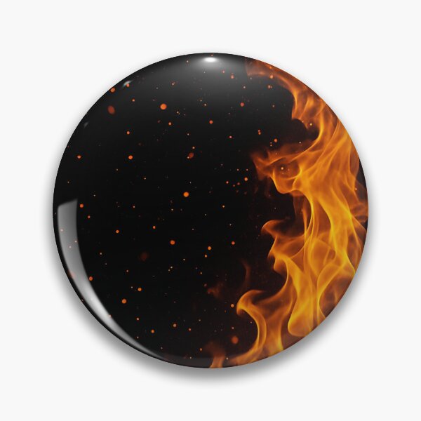 Item preview, Dancing Flames on Black designed and sold by Kaleidoscope Print.
