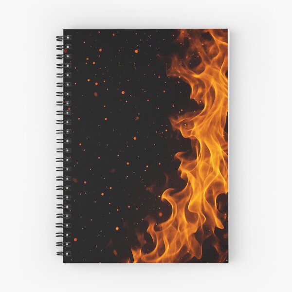 Item preview, Dancing Flames on Black designed and sold by Kaleidoscope Print.