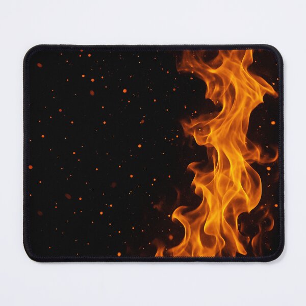Item preview, Dancing Flames on Black designed and sold by Kaleidoscope Print.