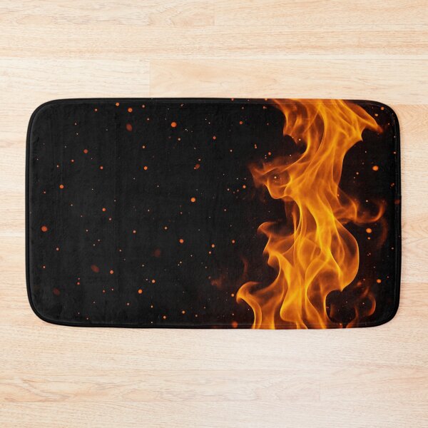 Item preview, Dancing Flames on Black designed and sold by Kaleidoscope Print.