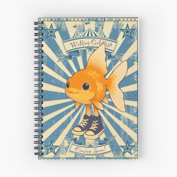 Item preview, Circus Poster Fish with Shoes designed and sold by FarieArt.