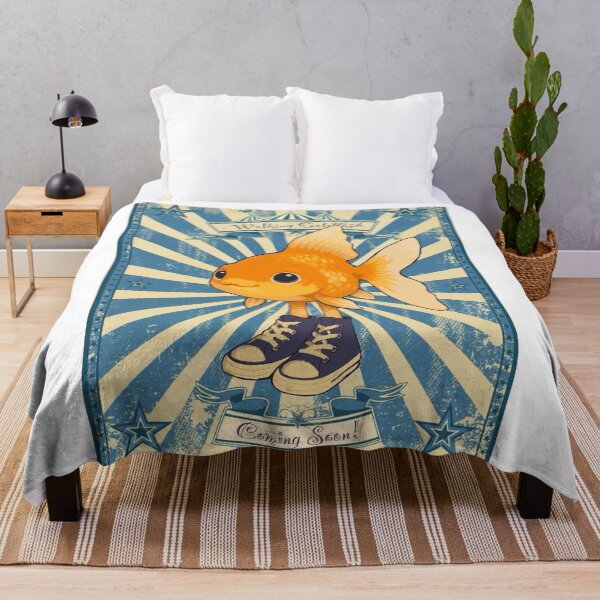 Item preview, Circus Poster Fish with Shoes designed and sold by FarieArt.