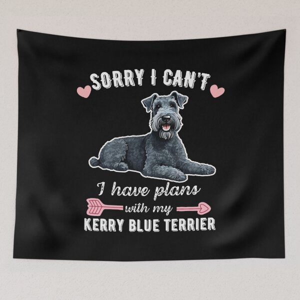 Item preview, Sorry I Can't, I Have Plans With My Kerry Blue Terrier – Elegant and Courageous Dog Design designed and sold by GoodyPaws.