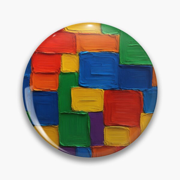 Item preview, Vibrant Abstract Blocks designed and sold by Kaleidoscope Print.