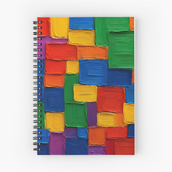 Item preview, Vibrant Abstract Blocks designed and sold by Kaleidoscope Print.