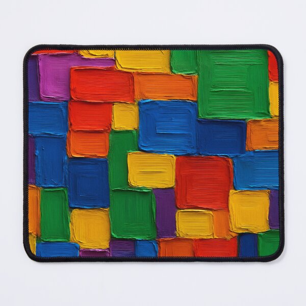 Item preview, Vibrant Abstract Blocks designed and sold by Kaleidoscope Print.