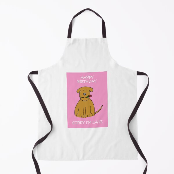 Item preview, Belated Birthday Cute Cartoon Puppy designed and sold by KateTaylor.