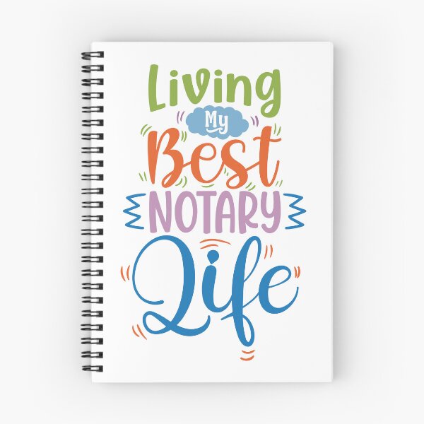 Item preview, Living My Best Notary Life | Bright Fun Career Pride Design designed and sold by NotaryLife.