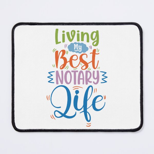 Item preview, Living My Best Notary Life | Bright Fun Career Pride Design designed and sold by NotaryLife.
