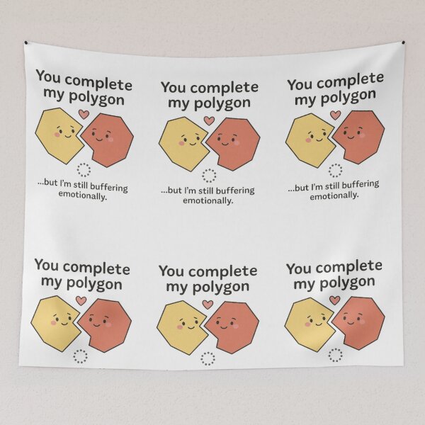 Item preview, You complete my polygon designed and sold by Lee-collections.