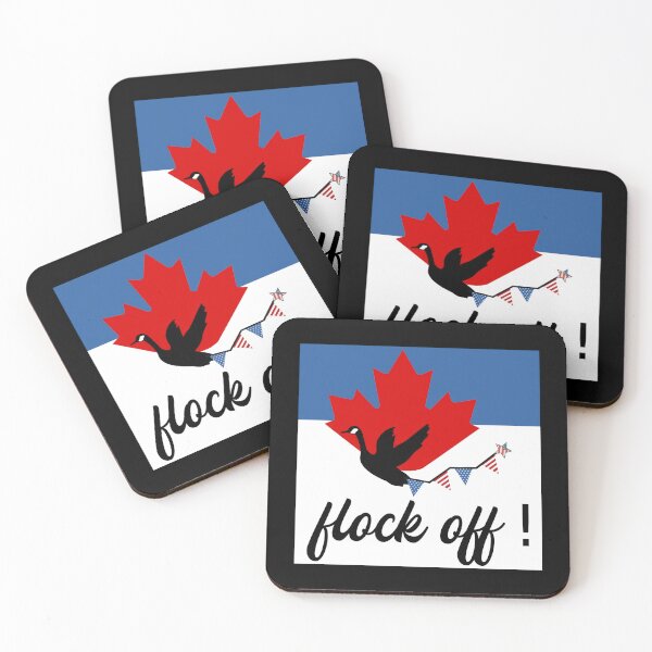 Item preview, CANADIAN SNOWBIRDS FLOCK OFF designed and sold by fetch-it-studio.