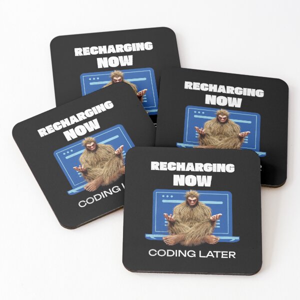 Item preview, Bigfoot Programmer Coder Software Developer Meditating Recharging designed and sold by Vac1.