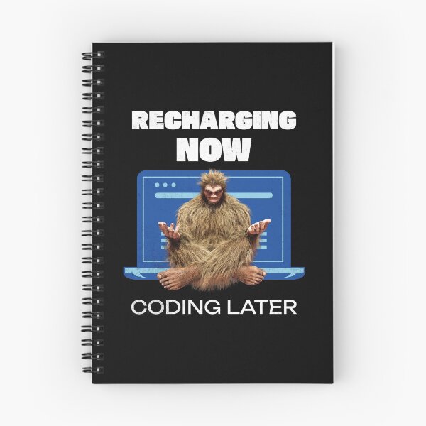 Item preview, Bigfoot Programmer Coder Software Developer Meditating Recharging designed and sold by Vac1.