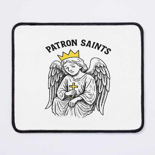 Item preview, Patron Saints Sad Angel boy designed and sold by PatronSaintsInk.