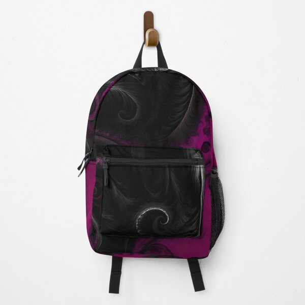 Item preview, Gothic Black and Magenta Swirls designed and sold by Kaleidoscope Print.